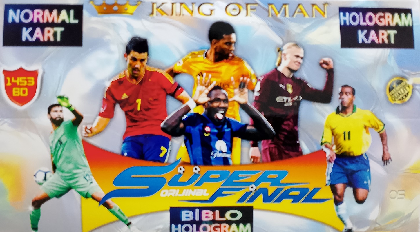 Oyun kartı / King of Man (Yeni seri - 2025) Super Final (Hologram - Biblo Hologram)