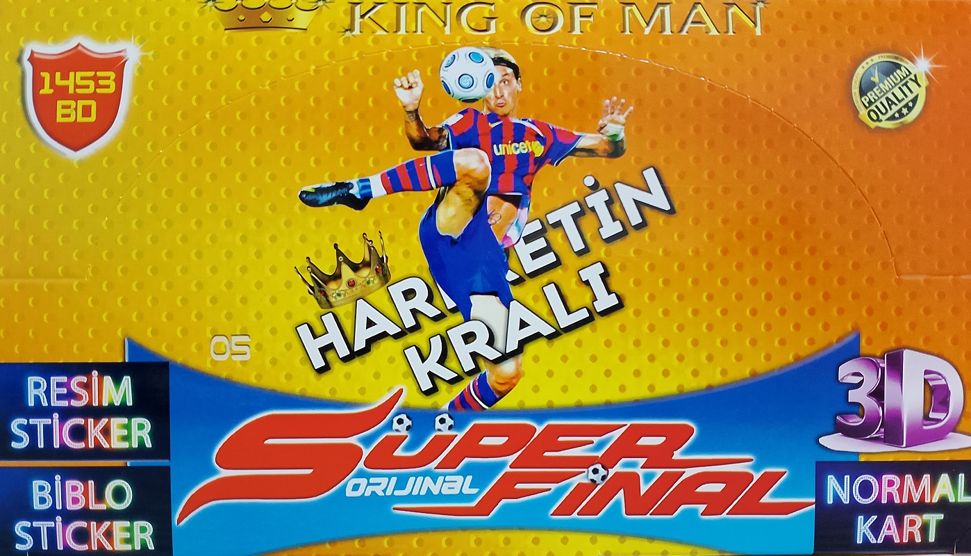Oyun Kartı / Hareketin Kralı -Süper Final (3D Normal Kart - Biblo Sticker - Resim Sticker)