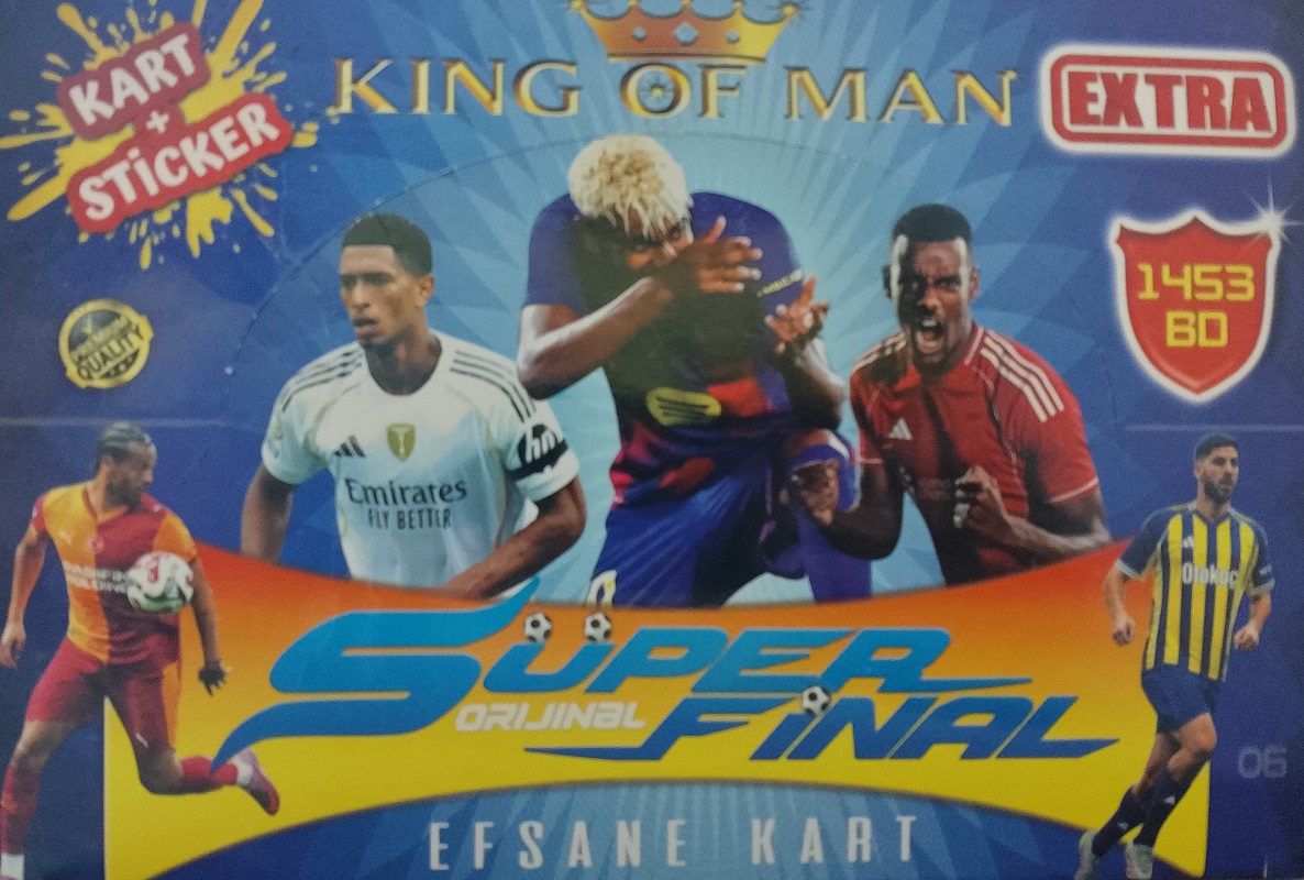 Oyun kartı / Süper Final Efsane Kart / King of Man (Extra) [Kart + Sticker]